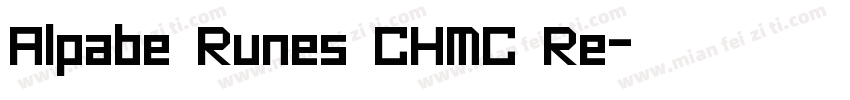 Alpabe Runes CHMC Re字体转换